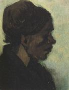 Head of a Brabant Peasant Woman with Dard Cap (nn04) Vincent Van Gogh
